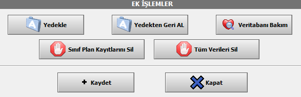 Program yedekleme sistemi